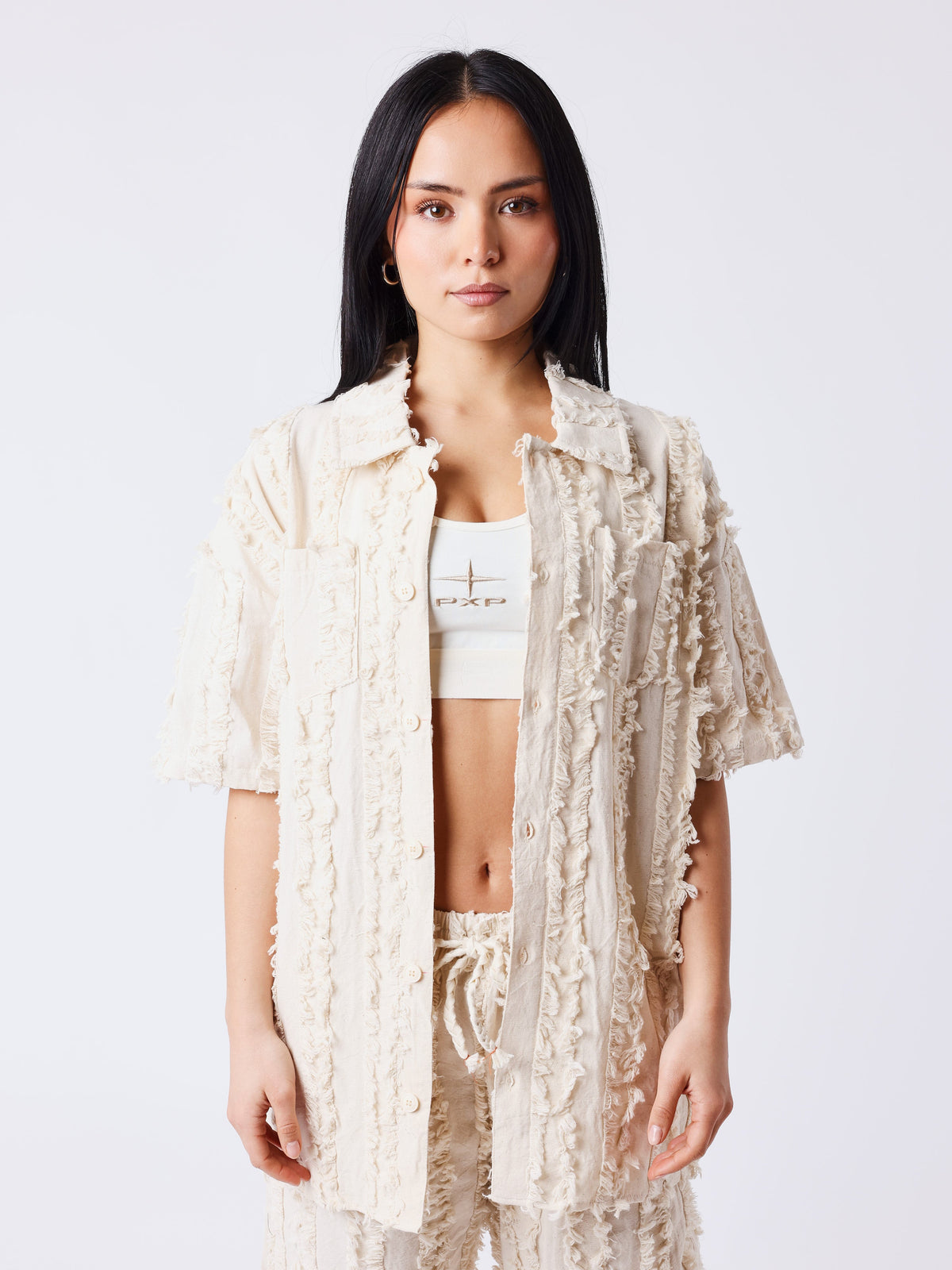 Camisa Manga Corta Natural