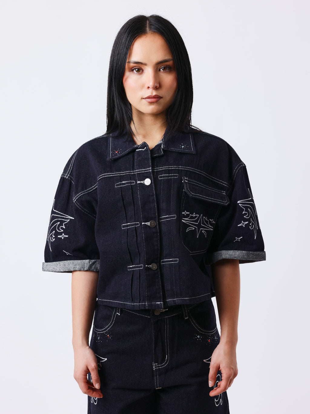 Chaqueta Corta Vaquera Cow