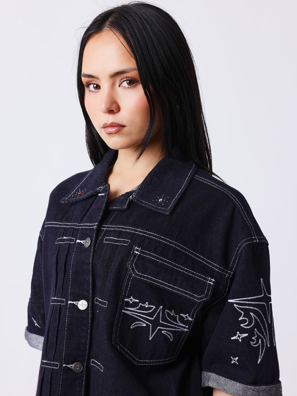 Chaqueta Corta Vaquera Cow