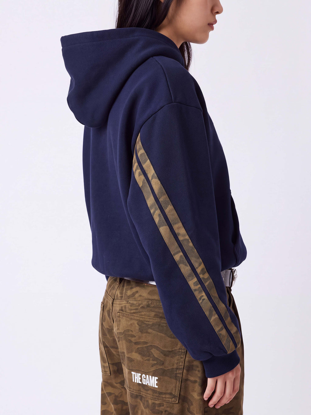Sudadera con Capucha Bandas Camuflaje