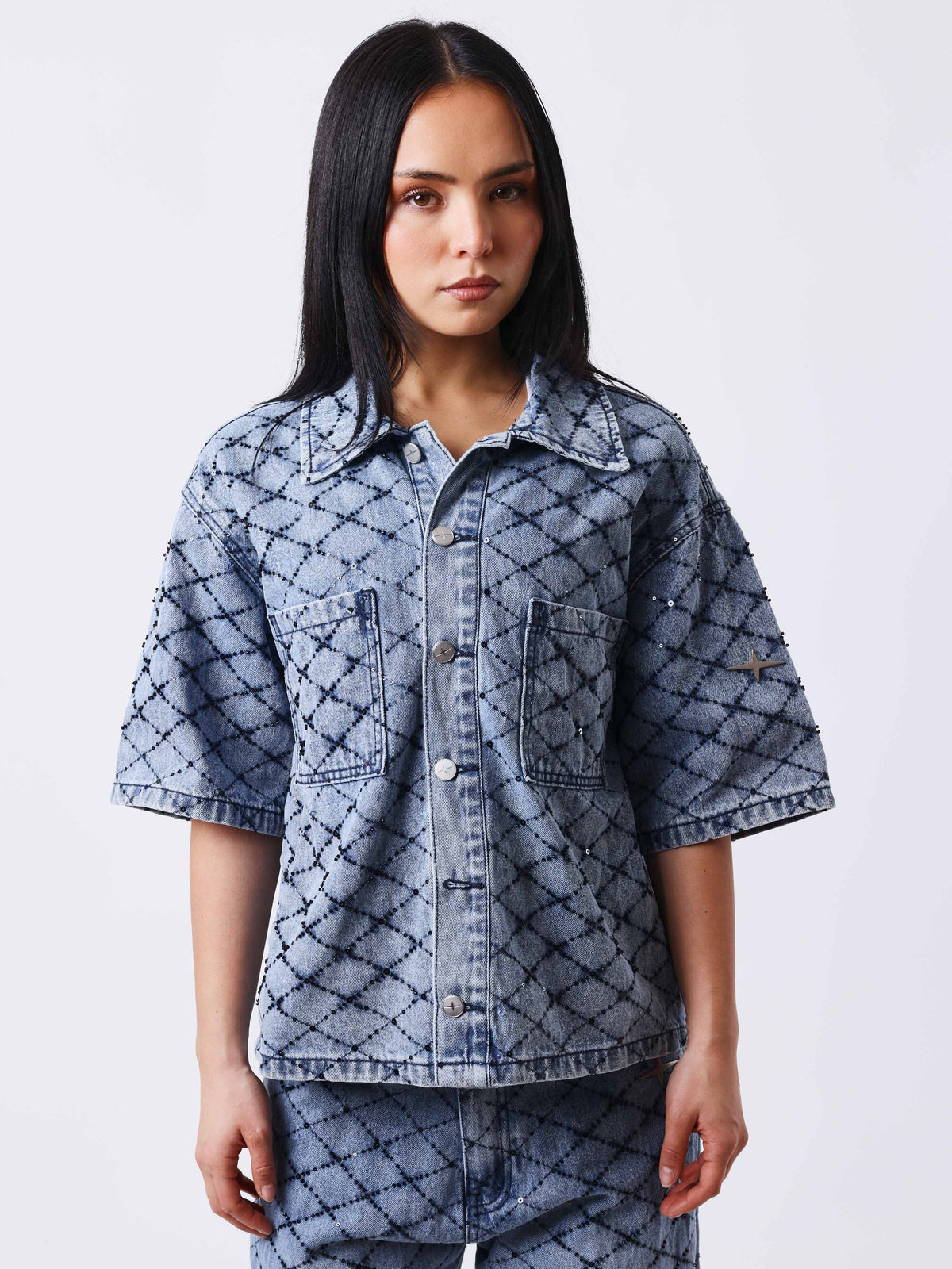 Sobrecamisa Vaquera Manga Corta Precious