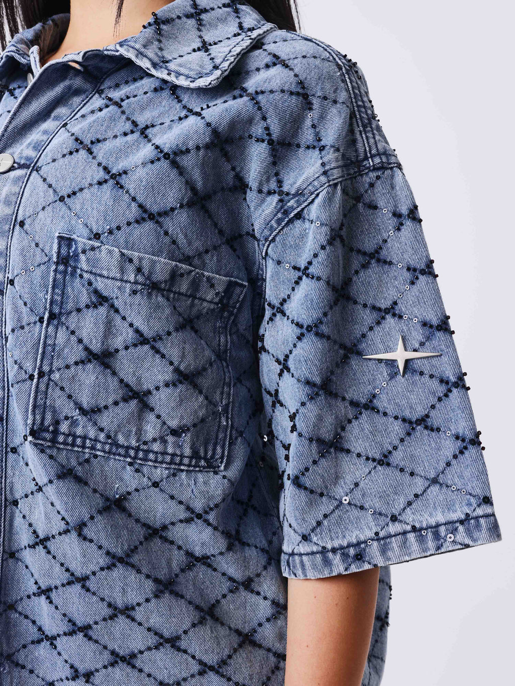 Sobrecamisa Vaquera Manga Corta Precious
