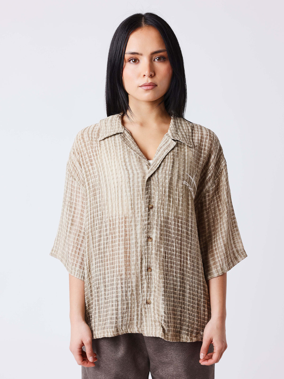 Camisa Manga Corta Illusion