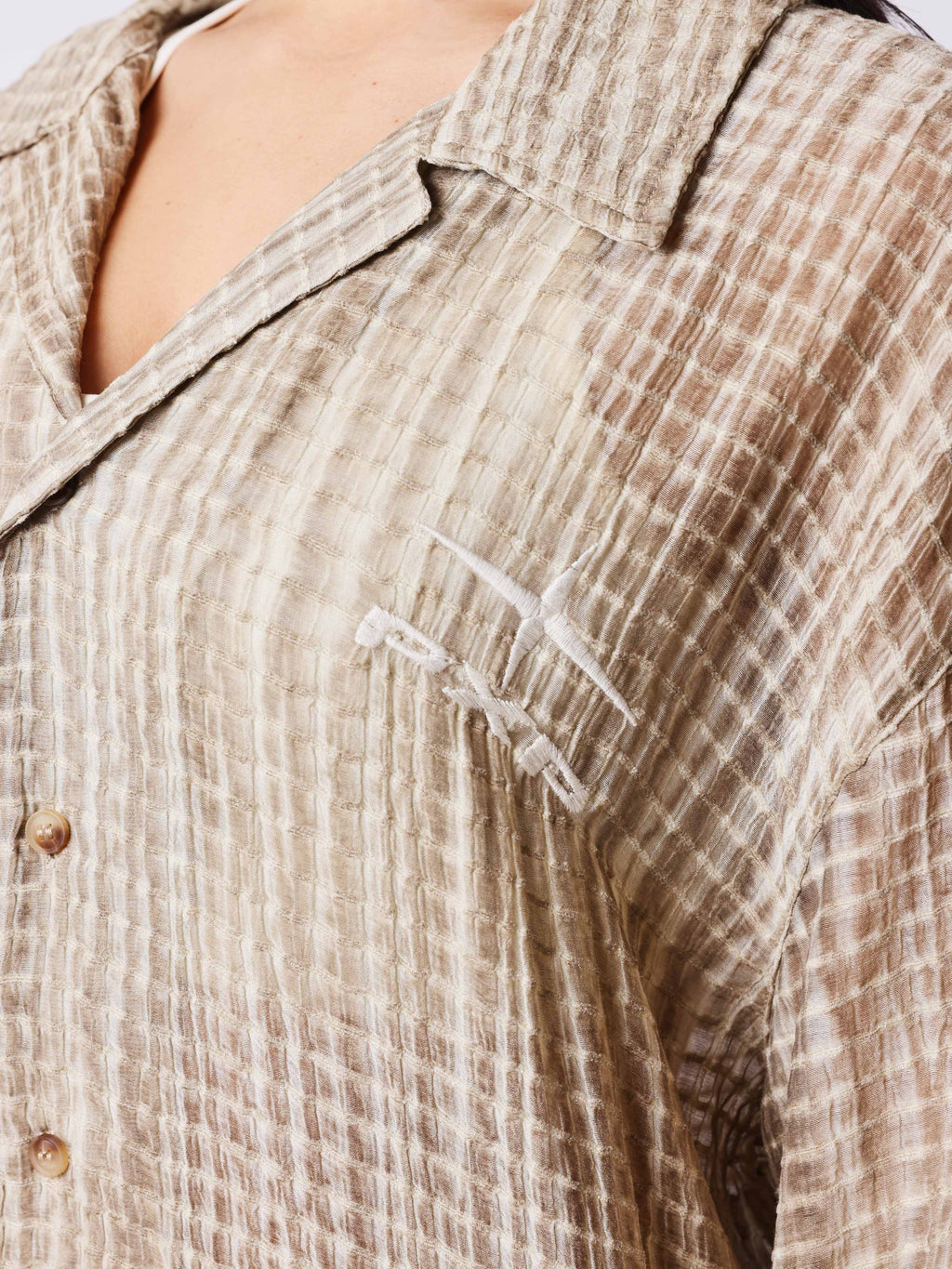 Camisa Manga Corta Illusion