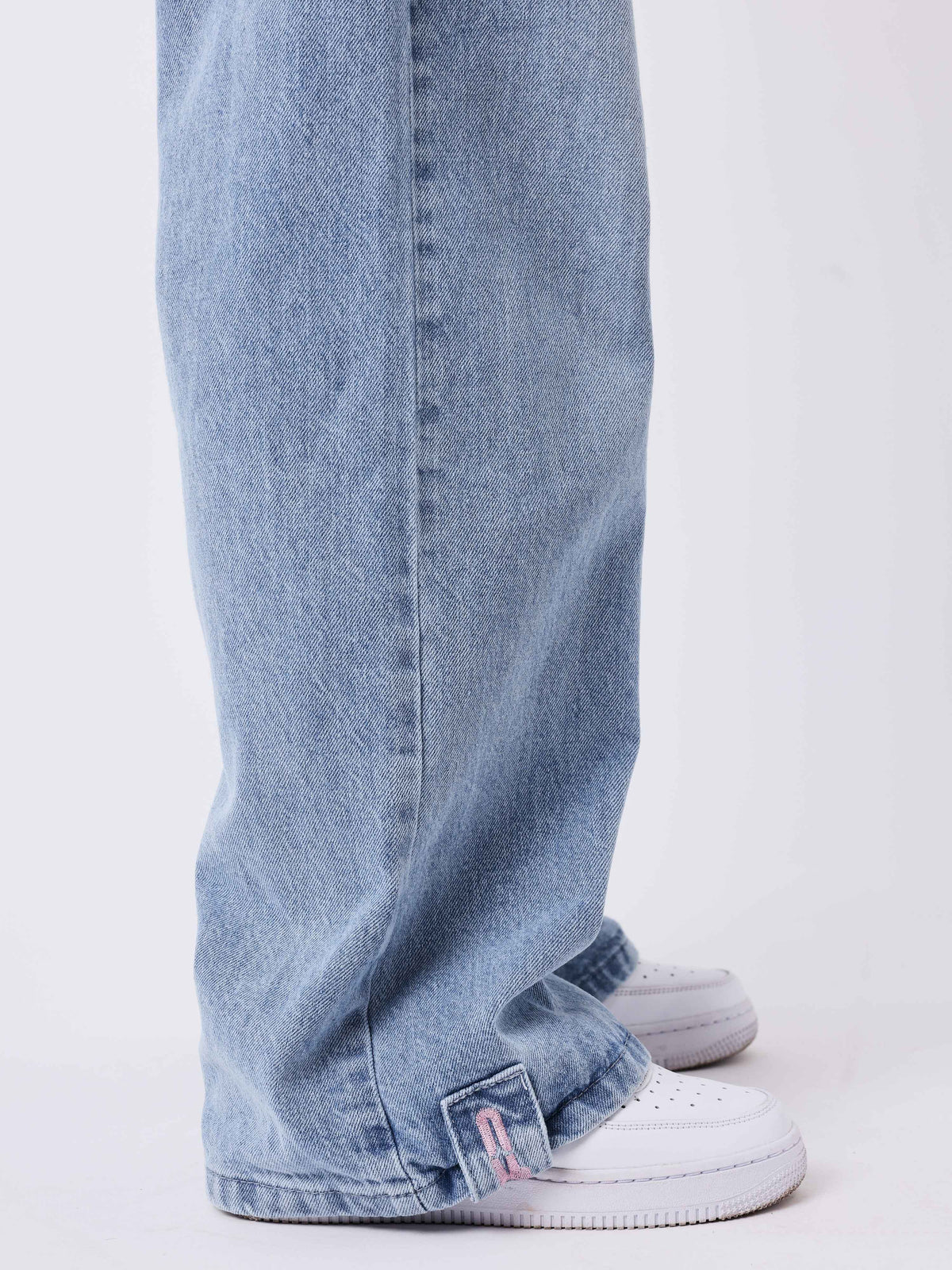 Fluffy Faded Jeans