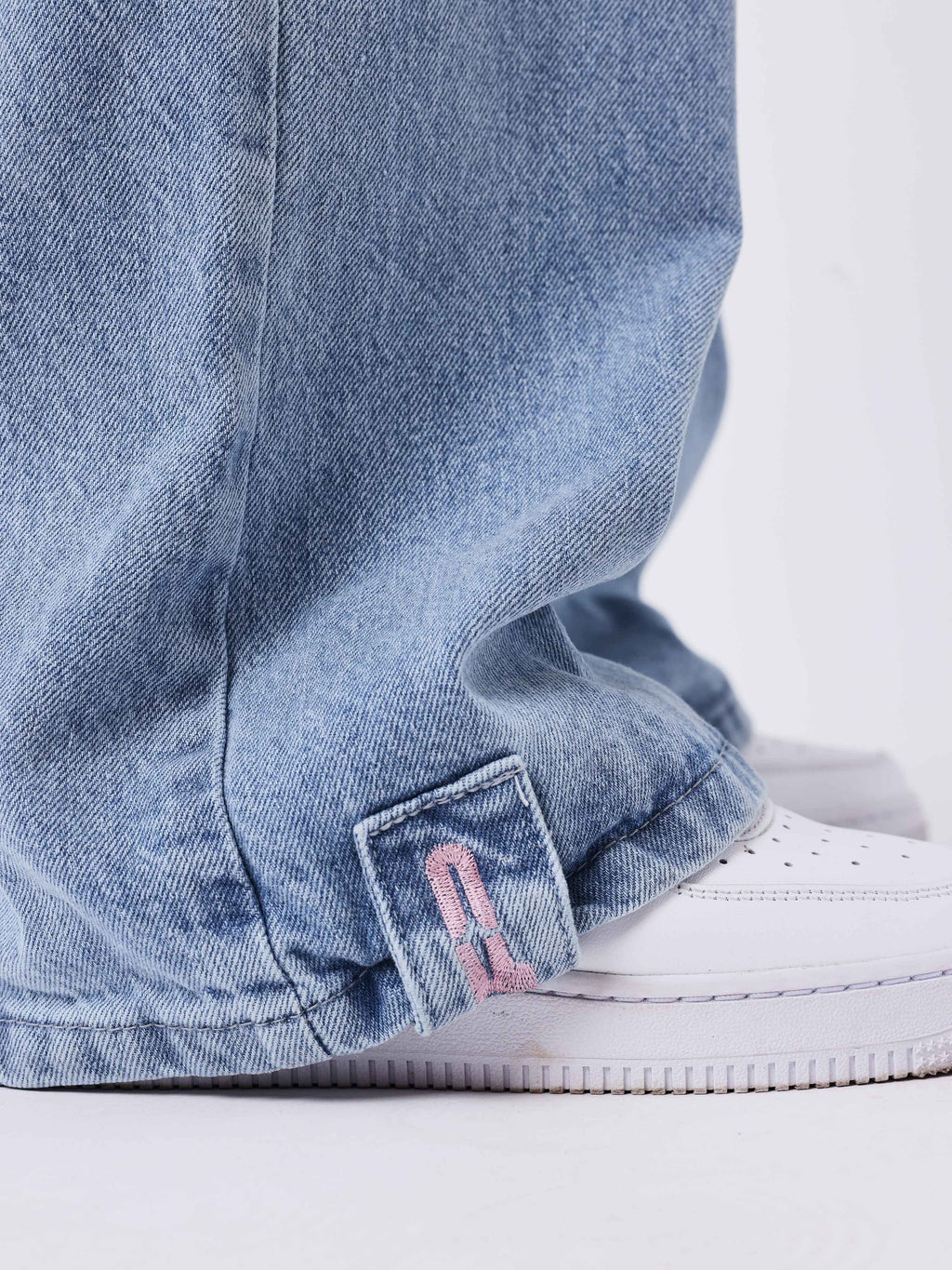 Fluffy Faded Jeans