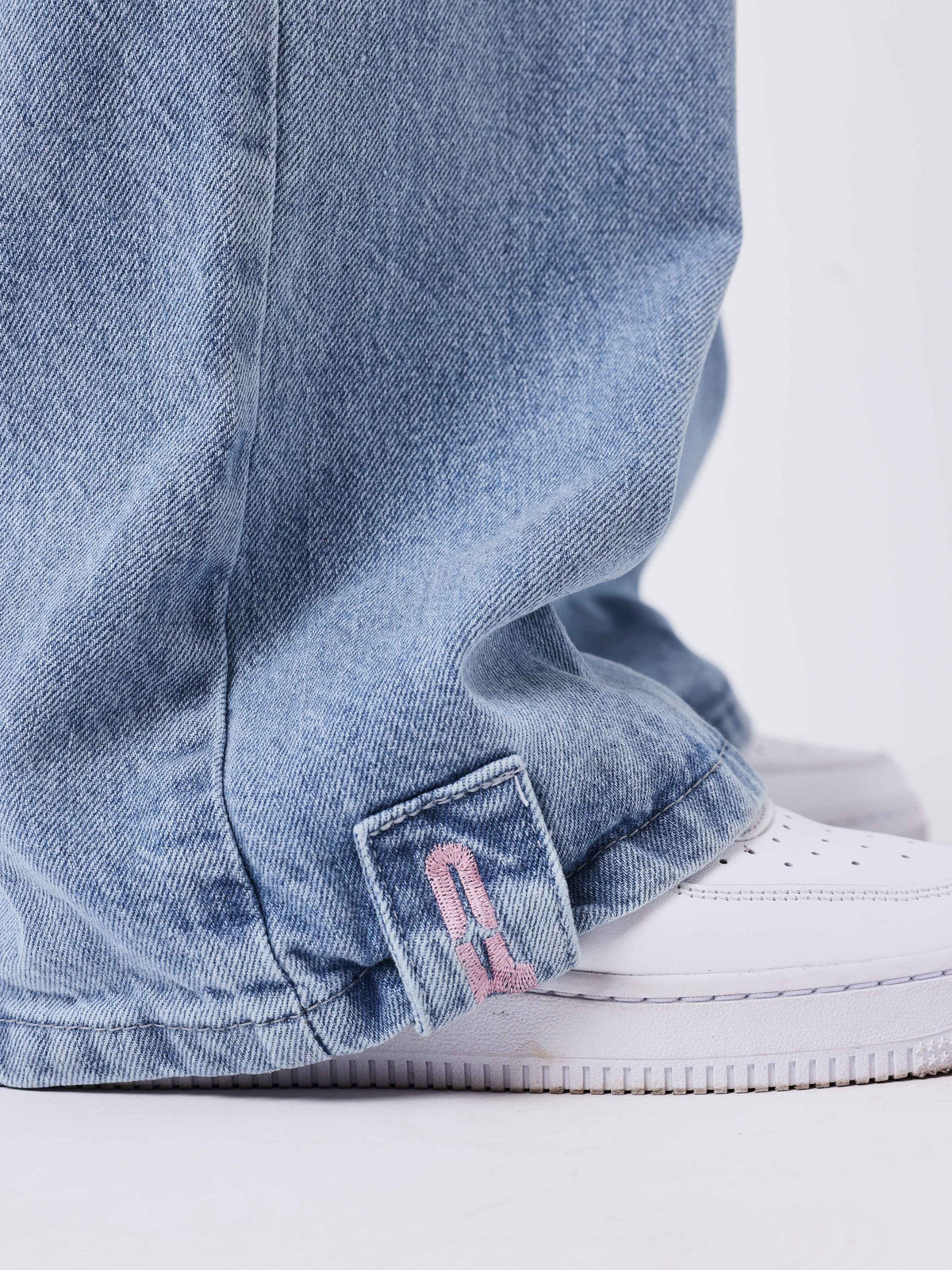 Fluffy Faded Jeans