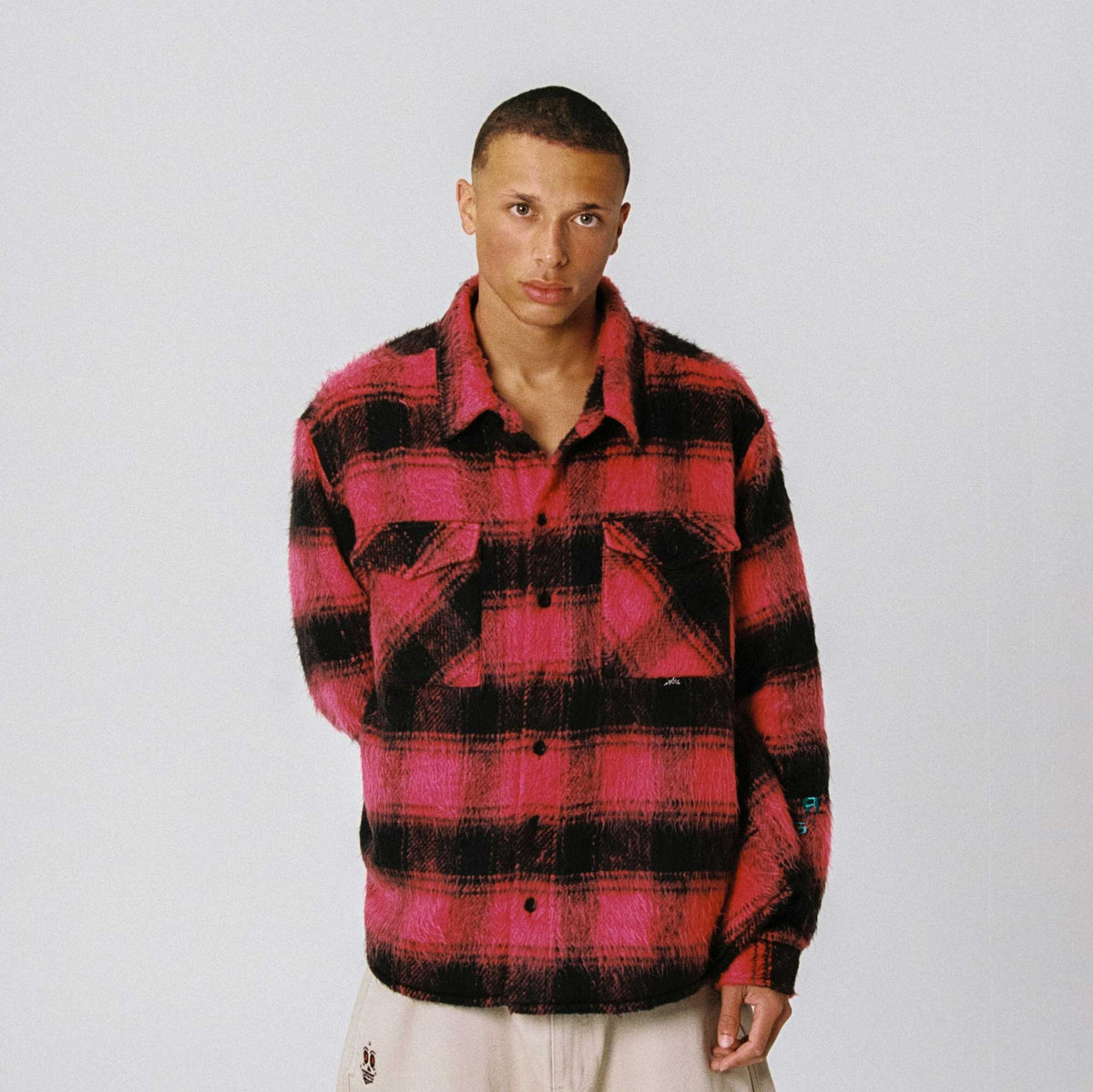 Red Quilted Wild One Shirt