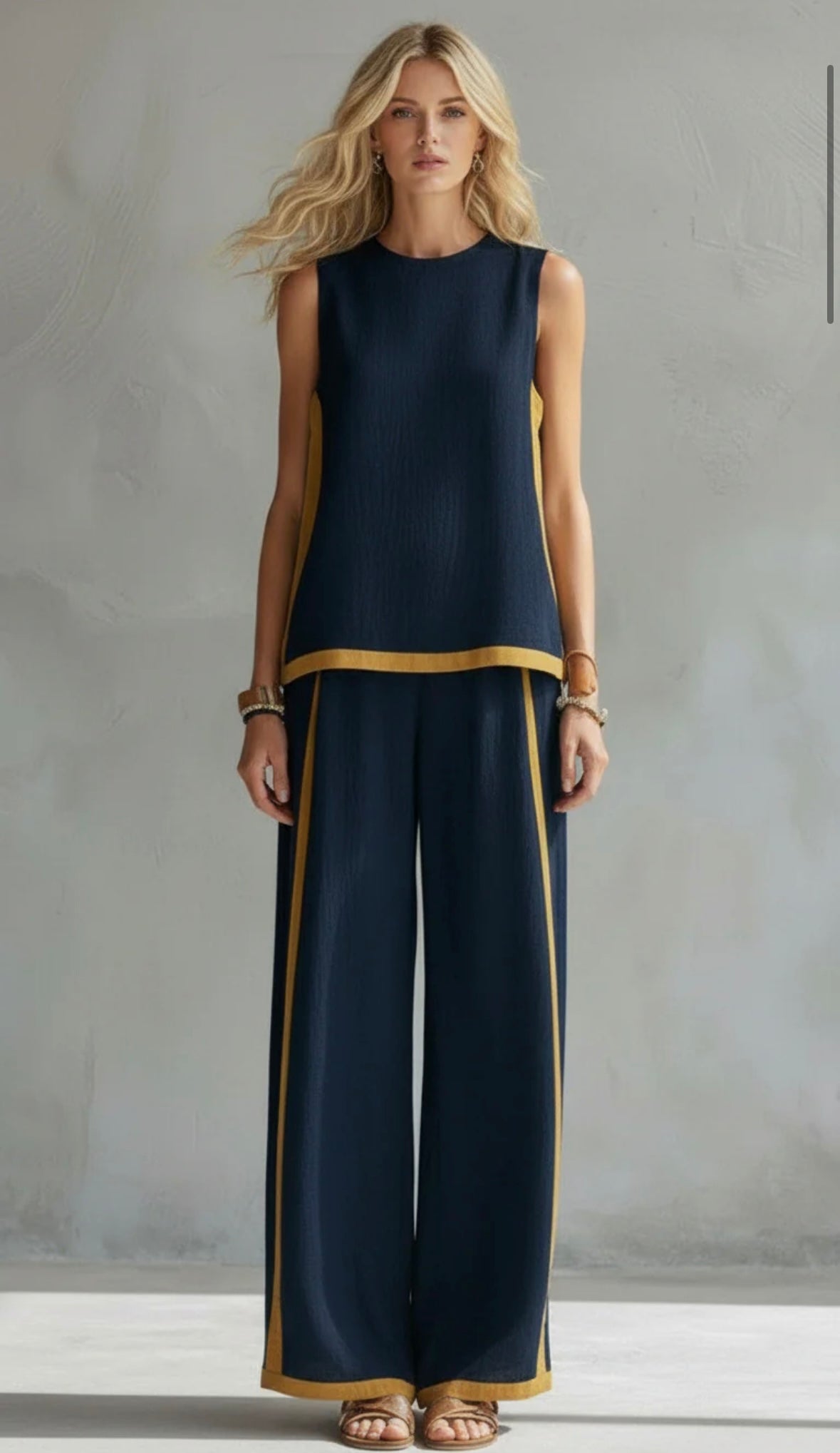 Conjunto Solène de Dos Piezas Fluido y Elegante