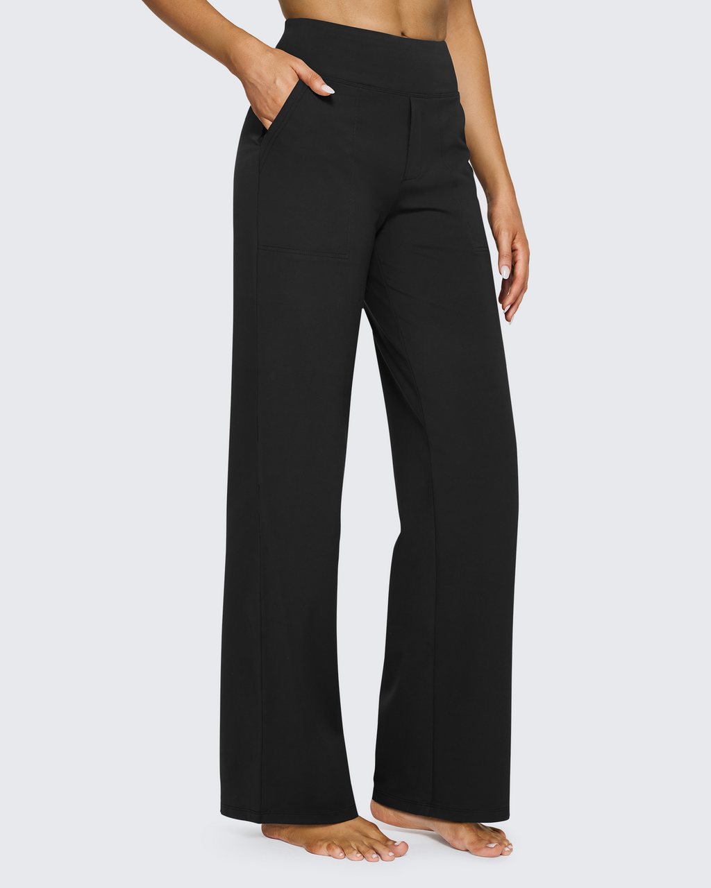 Siena | Pantalón de Cintura Alta y Ajuste Flexible con Caída Elegante