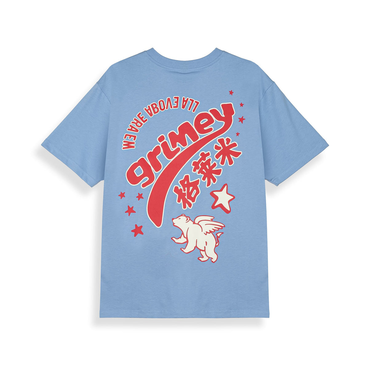 Camiseta Concreat Jungle Gé Lái Mi Classic Fit Azul
