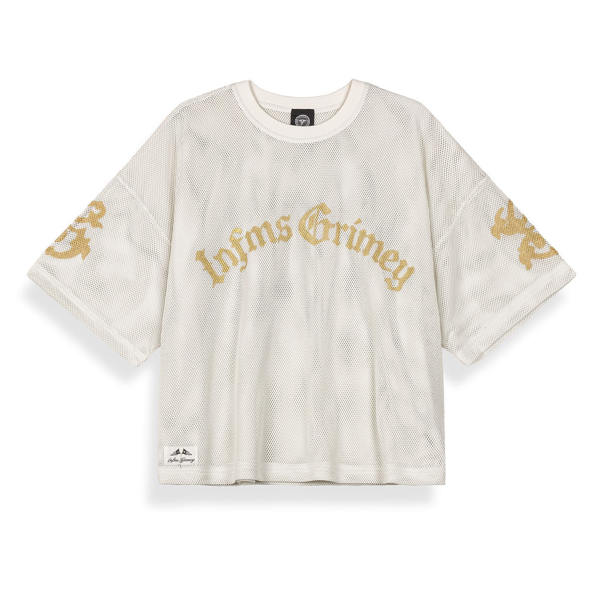 Camiseta Chief Watcher Mesh Boxy Blanco Roto