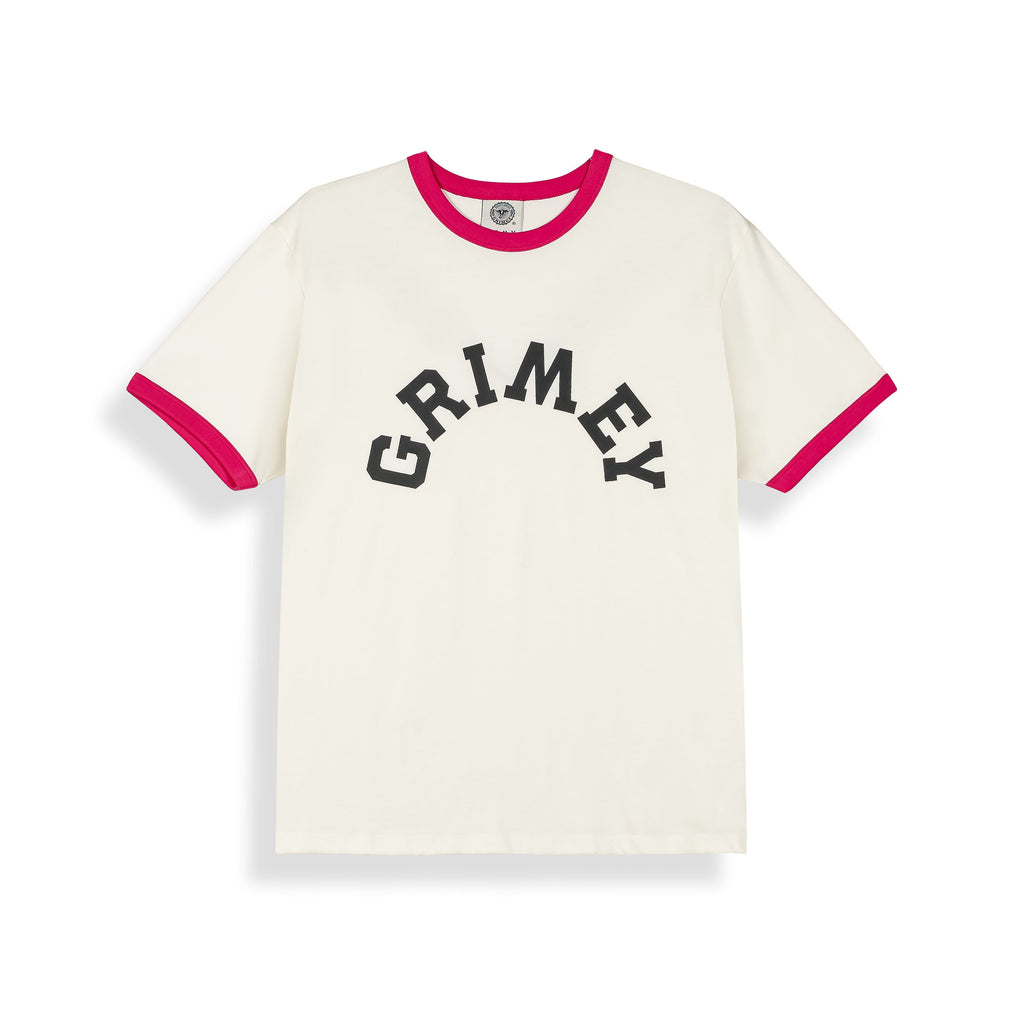 Camiseta 100 Miles Ringer Blanco Roto