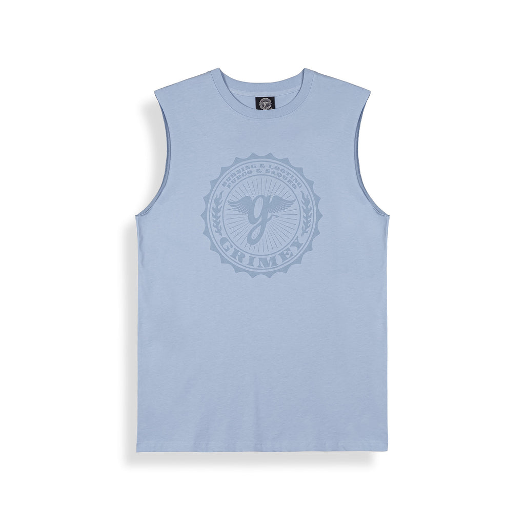 Camiseta Sin Mangas Chief Watcher Azul Claro