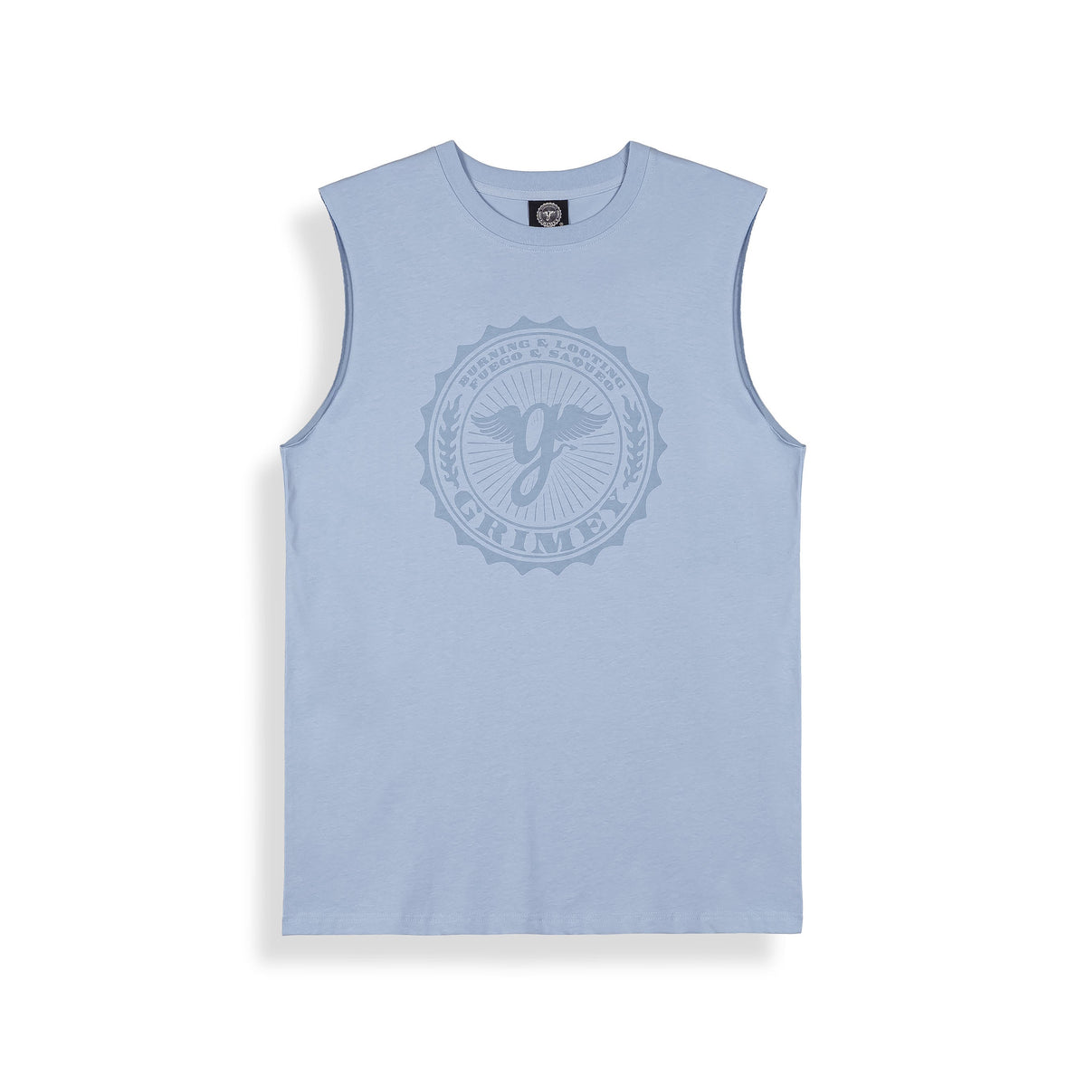 Camiseta Sin Mangas Chief Watcher Azul Claro