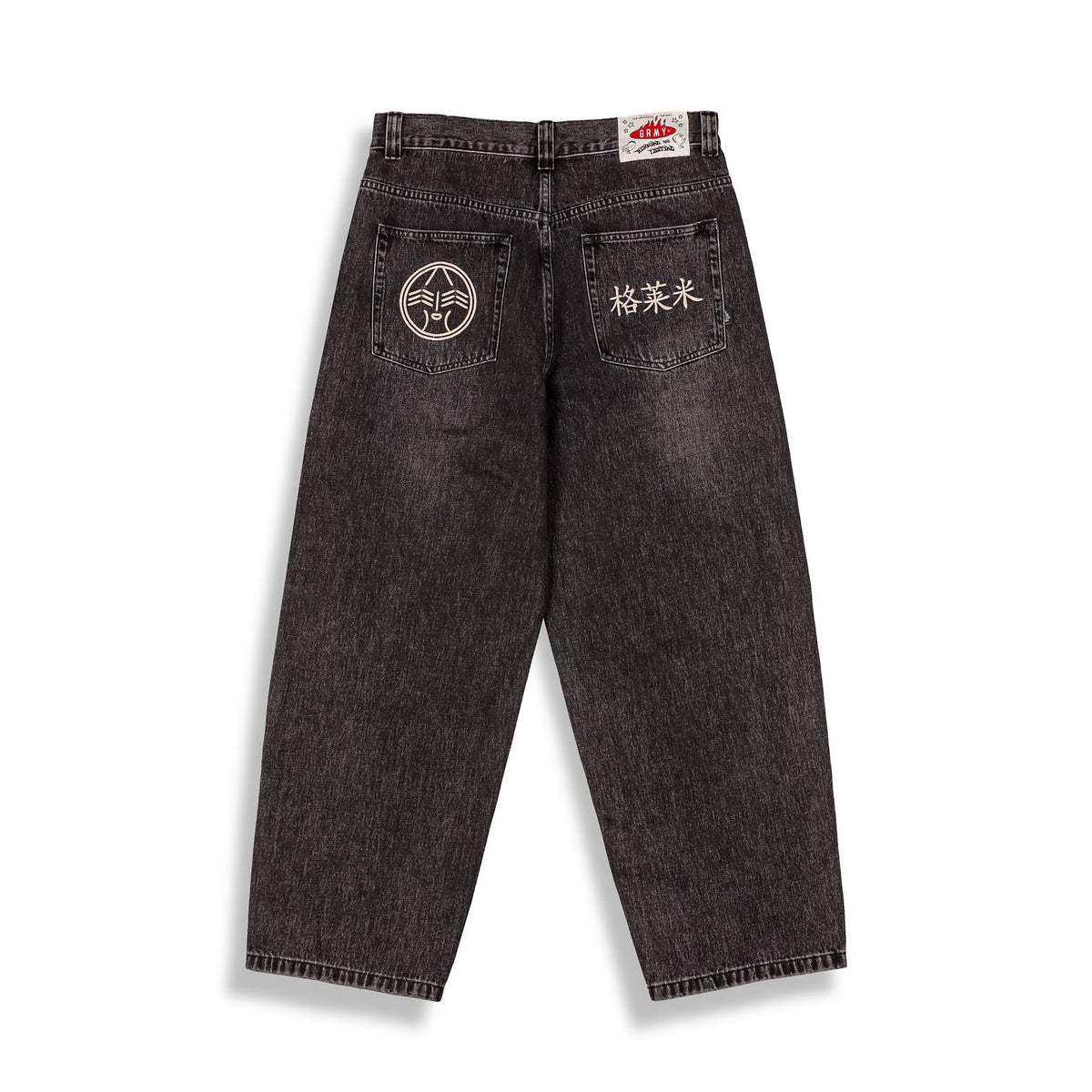 Pantalones Denim Royal Paw Big Boy Negro Lavado