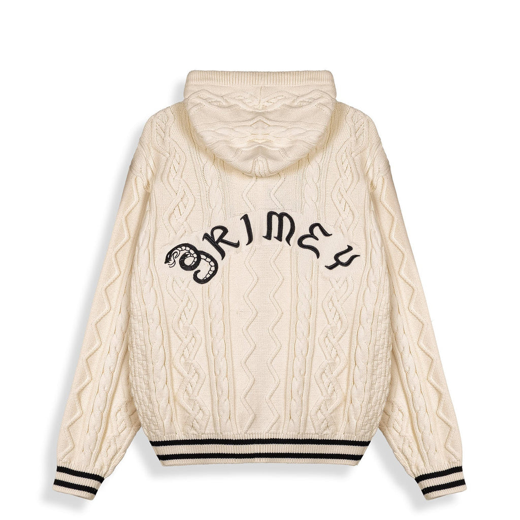 Cream Braided Droppin Science Sweatshirt