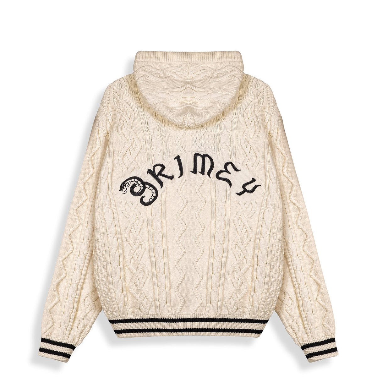 Cream Braided Droppin Science Sweatshirt
