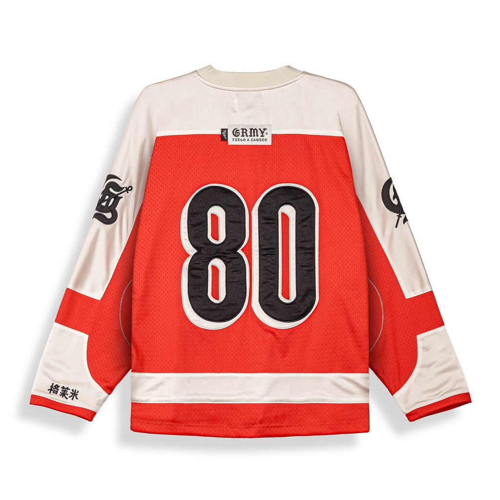 Odd Cutlass Red Hockey Jersey