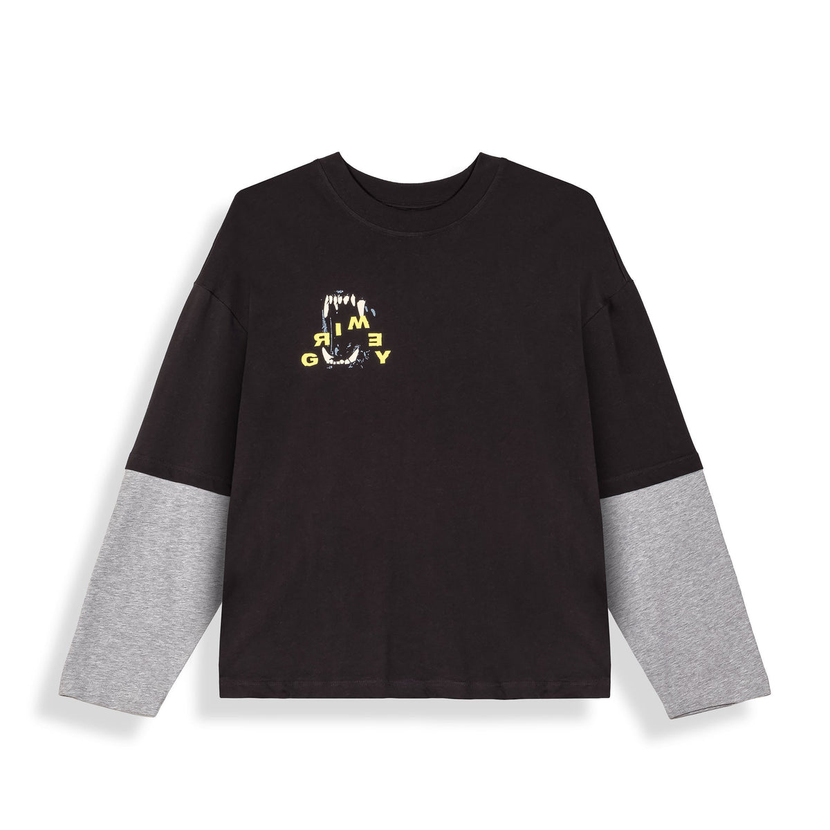 Camiseta Manga Larga Wild One Layered Negra