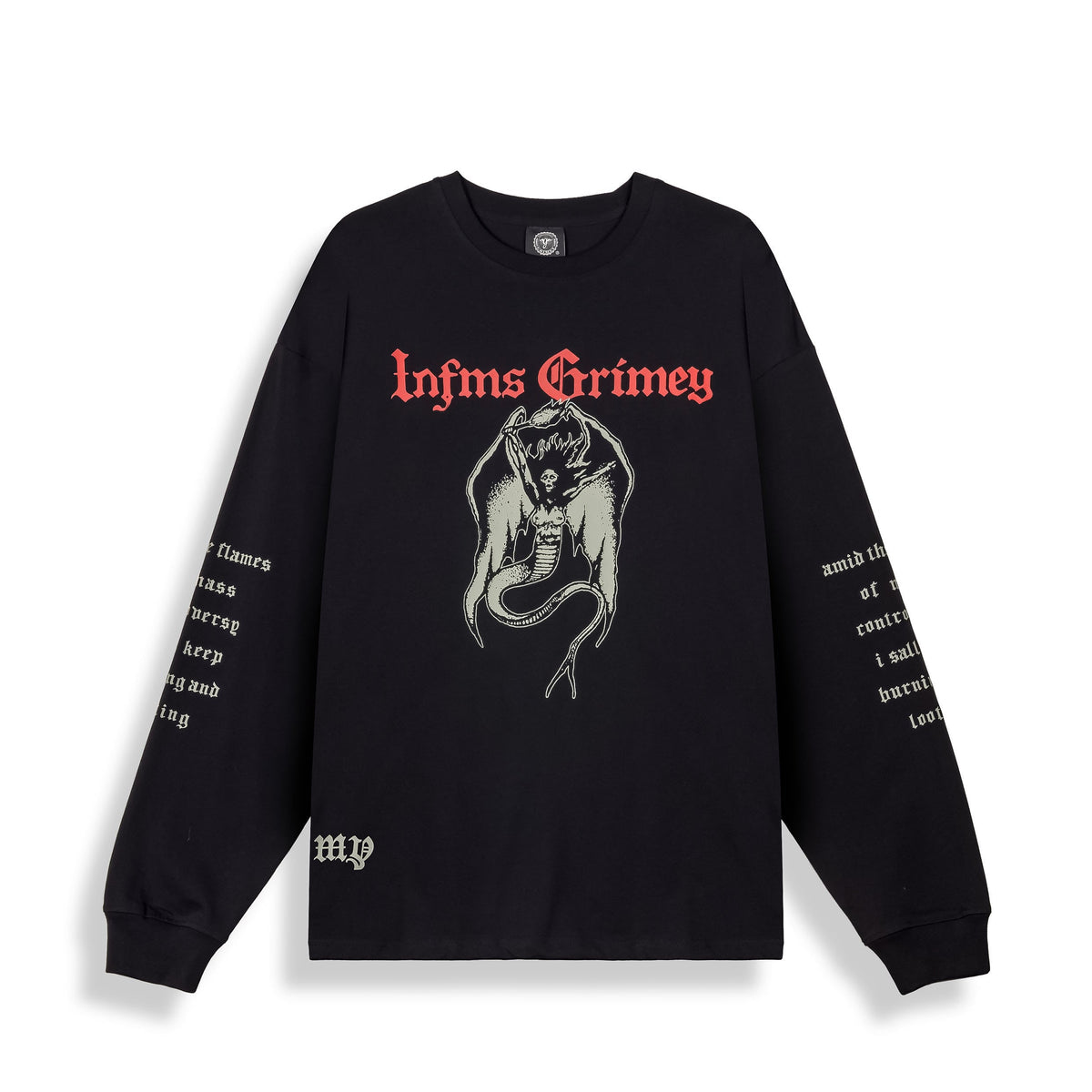 Chief Watcher Black Long Sleeve T-Shirt