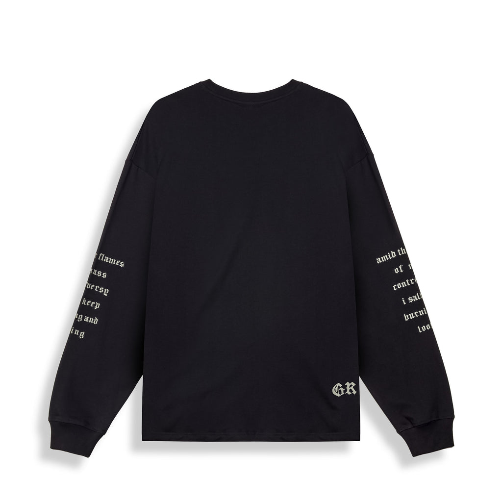 Chief Watcher Black Long Sleeve T-Shirt