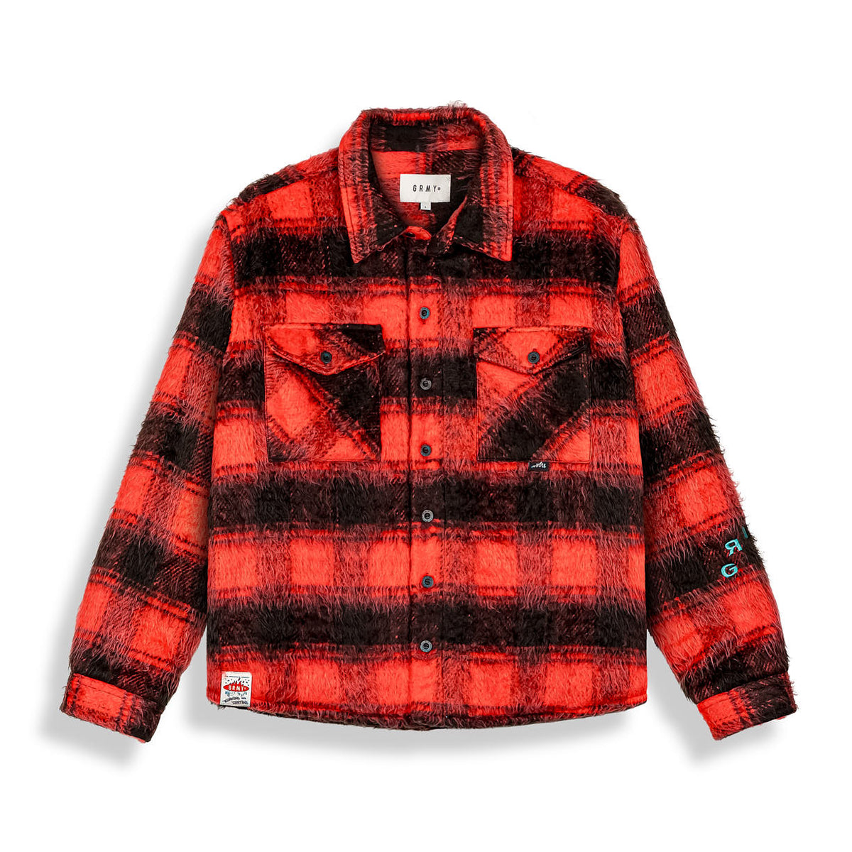 Red Quilted Wild One Shirt