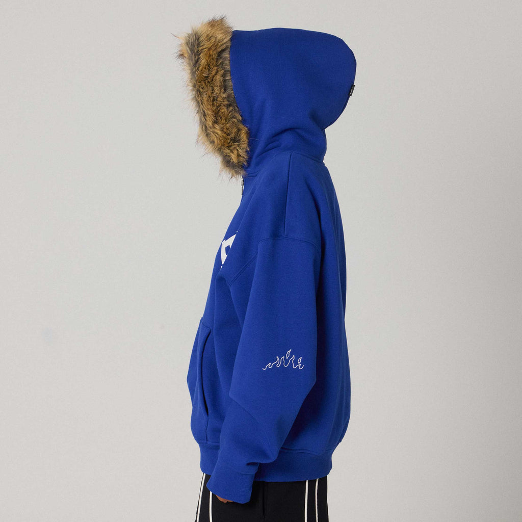 The Infamous Blue Zip-Up Hoodie
