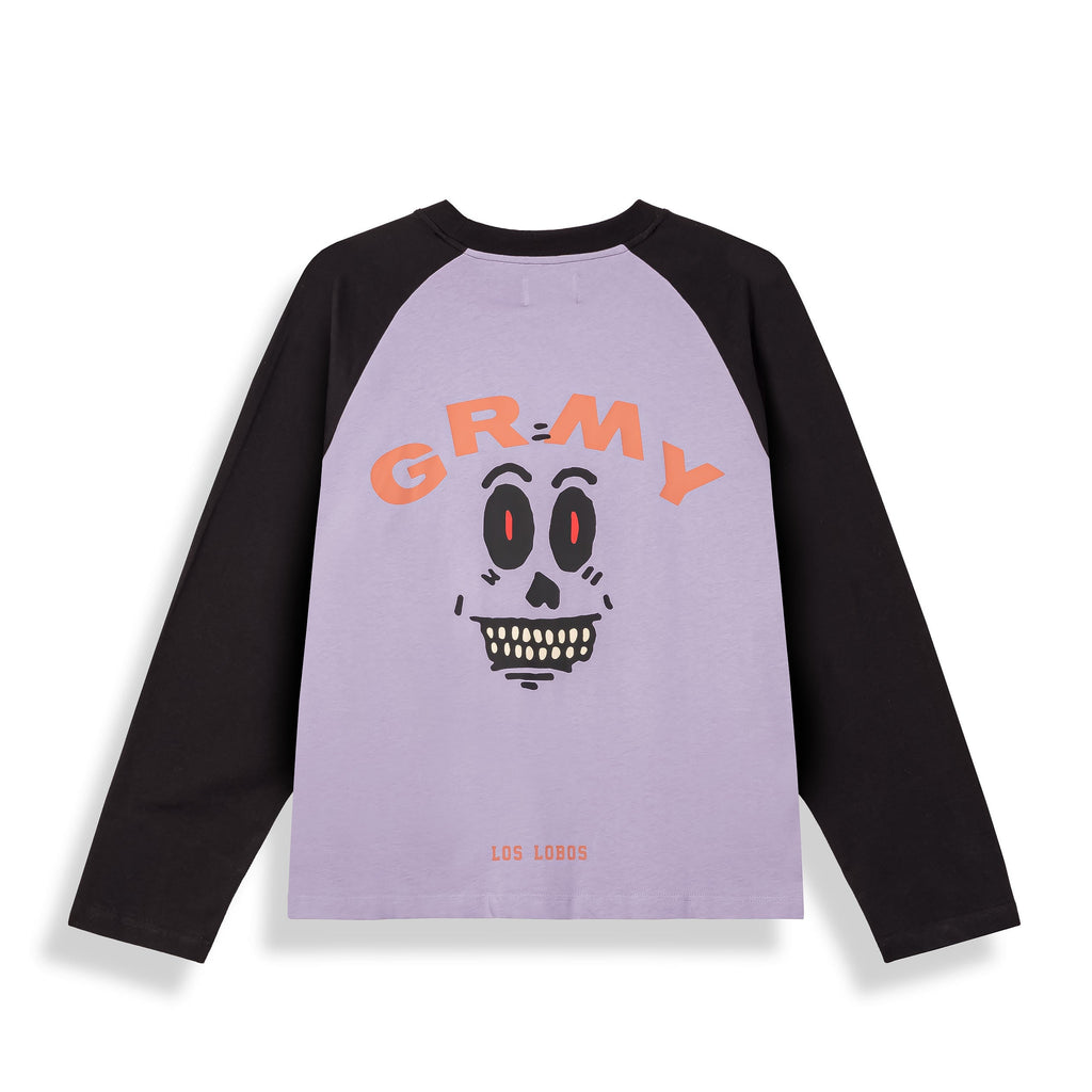 Camiseta Manga Larga Wild One Raglan Negra