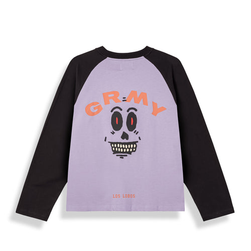 Camiseta Manga Larga Wild One Raglan Negra