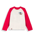 Red Wild One Raglan Long Sleeve T-Shirt