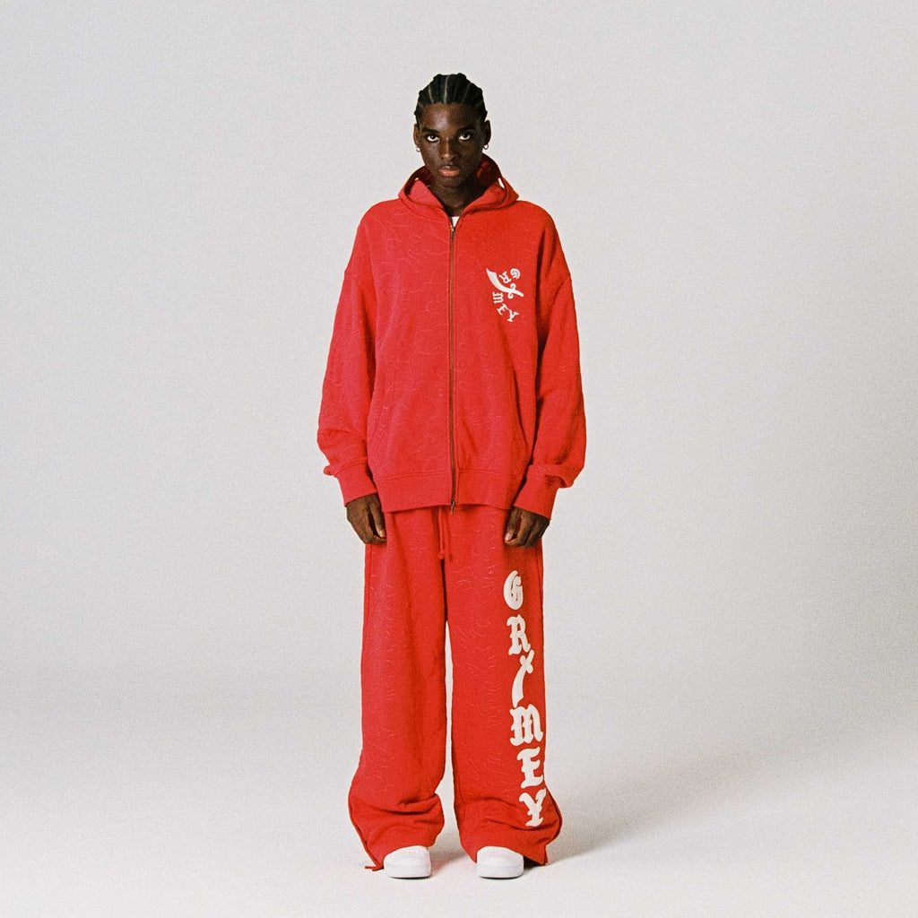 Odd Cutlass Red Zip Hoodie