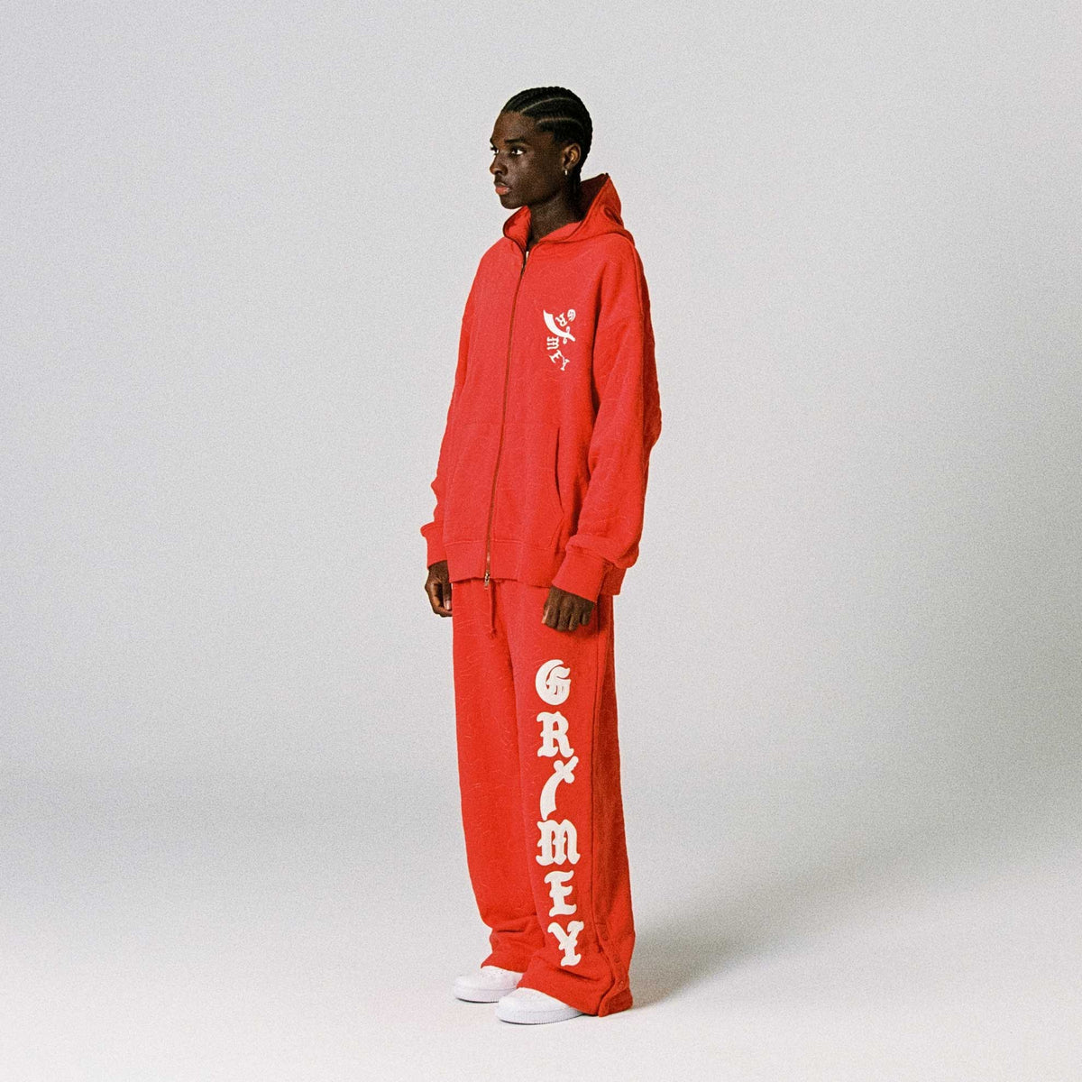 Odd Cutlass Red Zip Hoodie