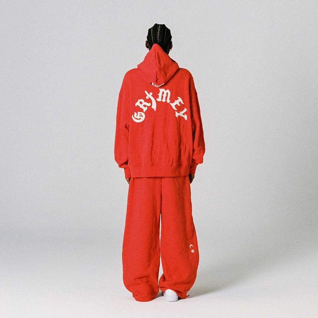 Odd Cutlass Red Zip Hoodie