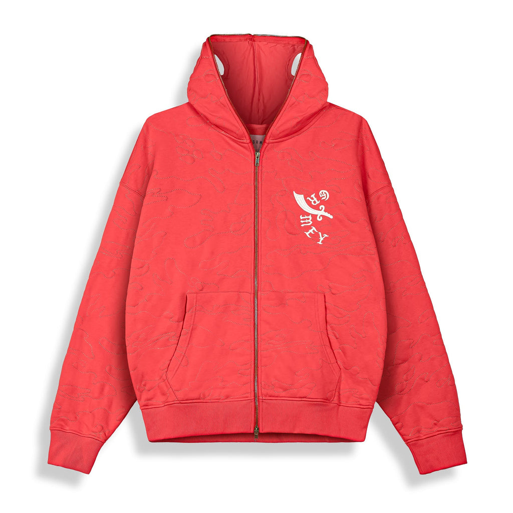 Odd Cutlass Red Zip Hoodie