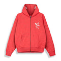 Odd Cutlass Red Zip Hoodie