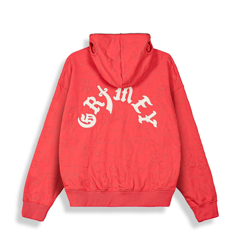 Odd Cutlass Red Zip Hoodie