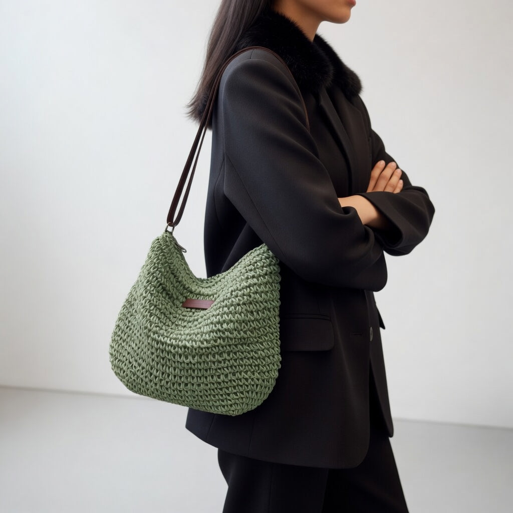 Mirevaëlle | Bolso Trenzado Natural