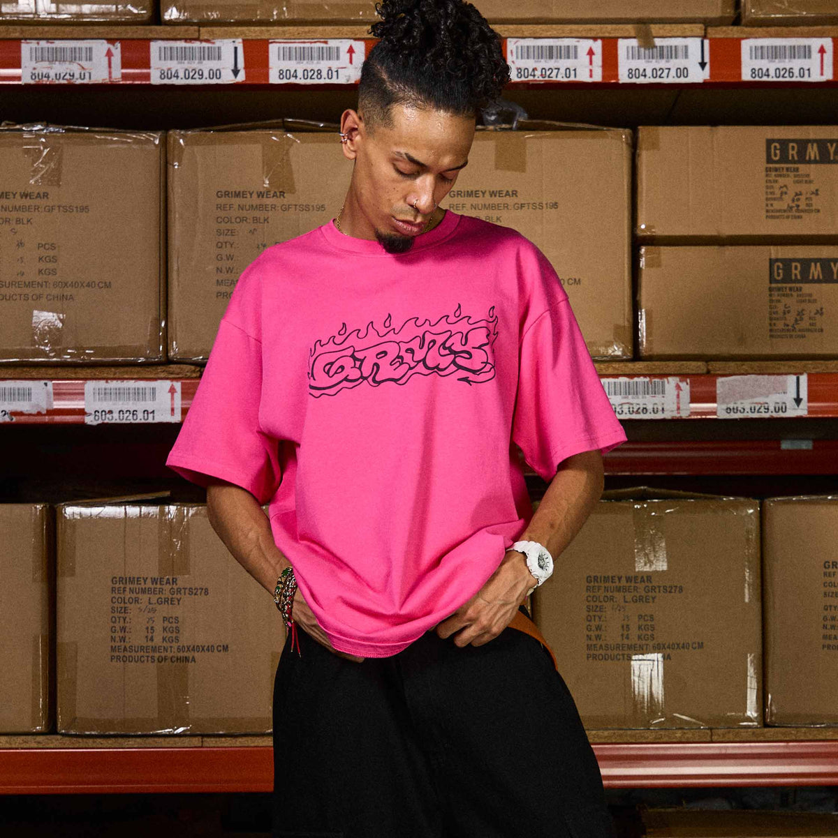 Camiseta The Shelter Throw Up Fucsia