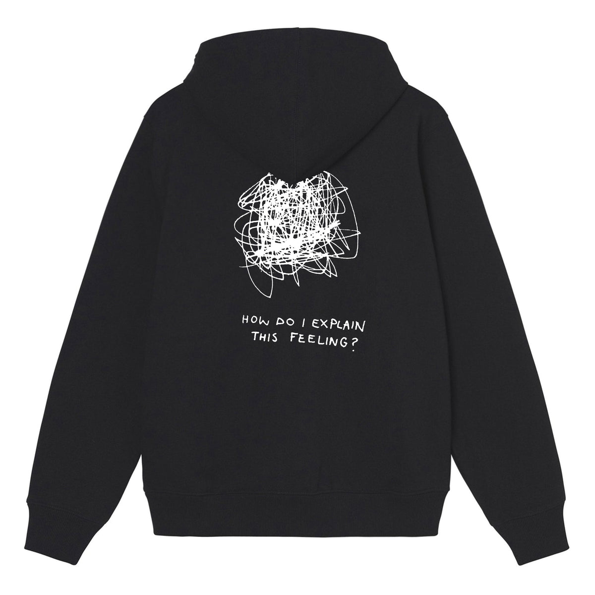 SUDADERA NEGRA KAOS