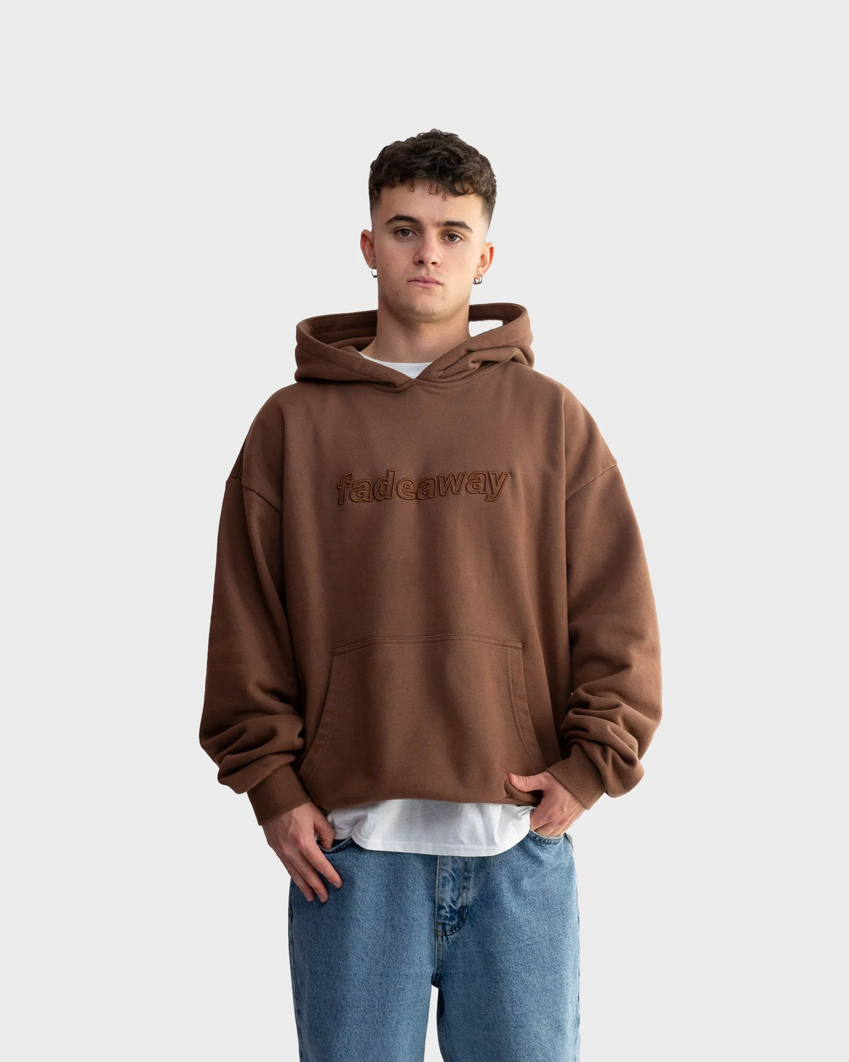 SUDADERA OVERSIZE CHOCOLATE FADEAWAY