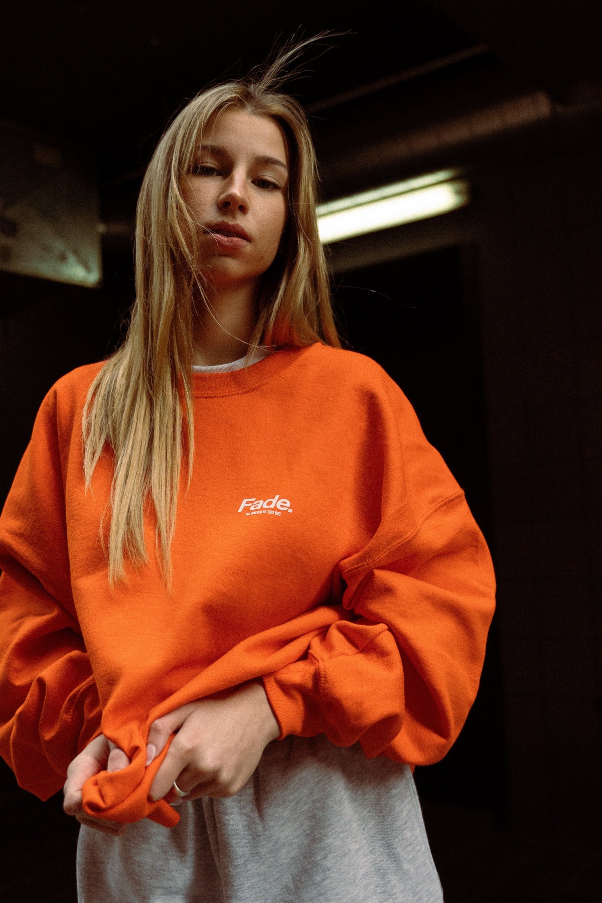 ORANGE FADE SWEATSHIRT