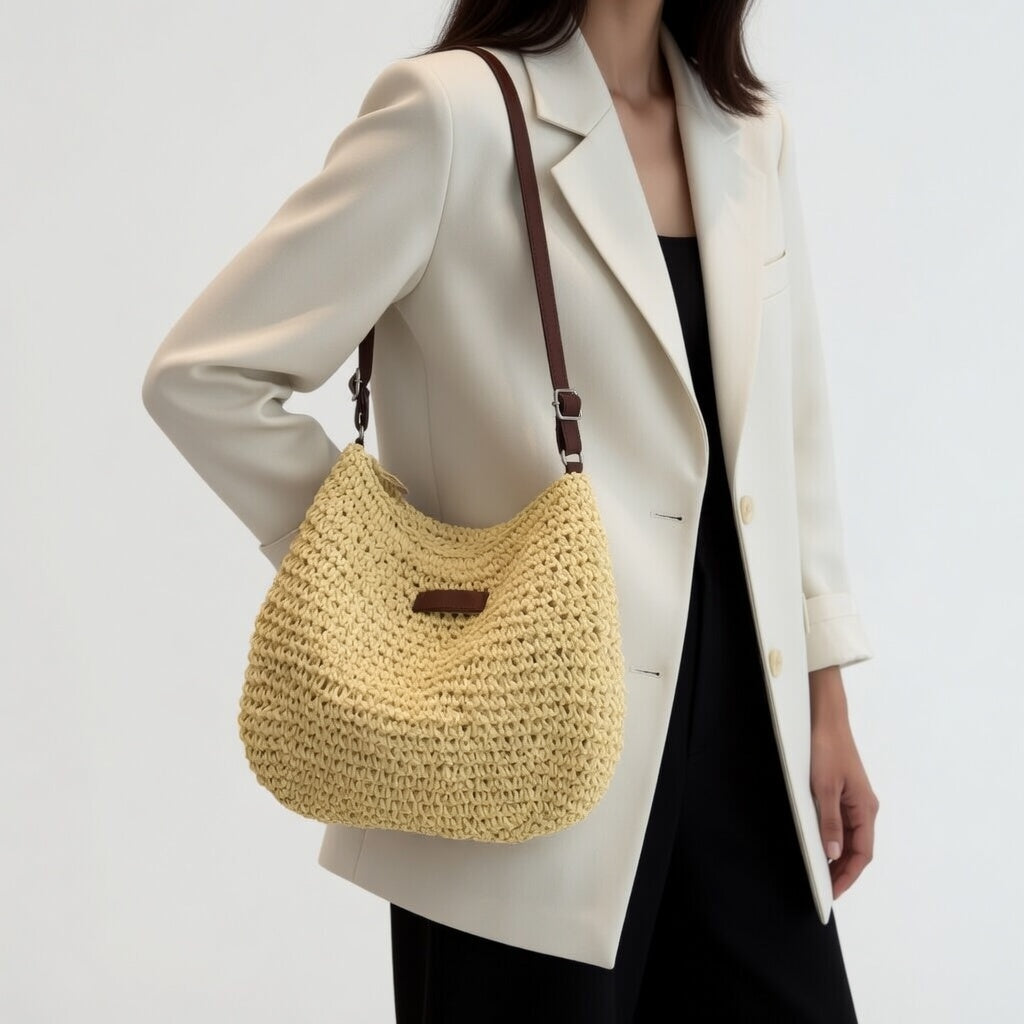 Mirevaëlle | Bolso Trenzado Natural