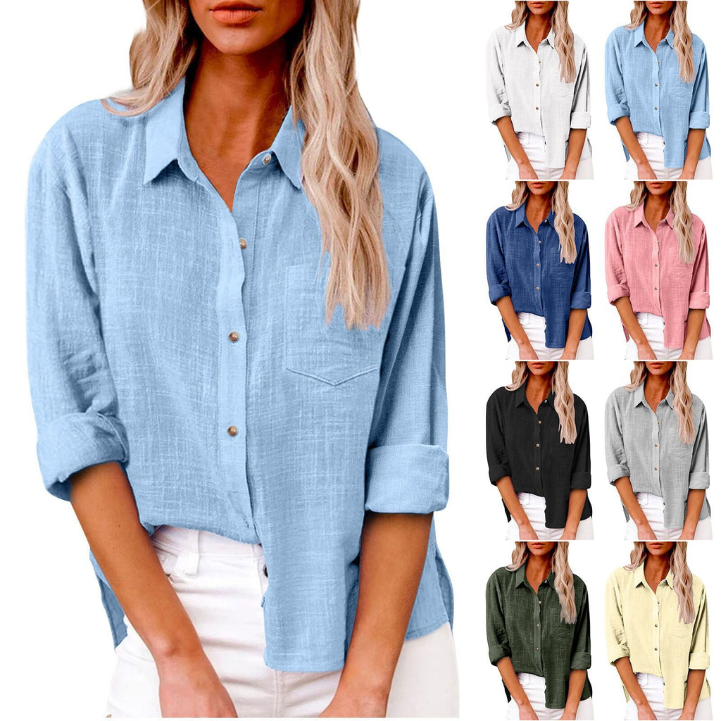 Romane | Blusa de Algodón Elegante
