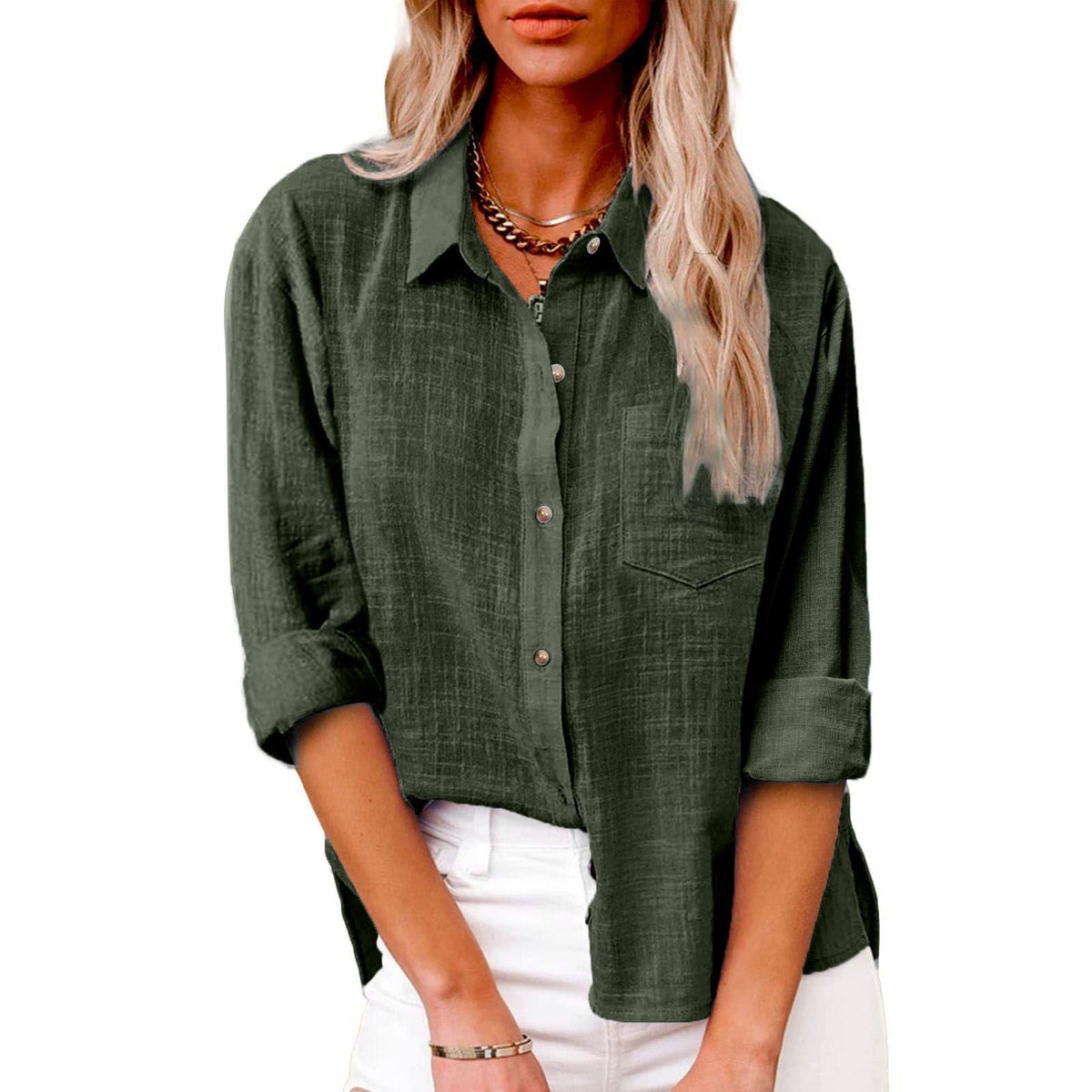 Romane | Blusa de Algodón Elegante