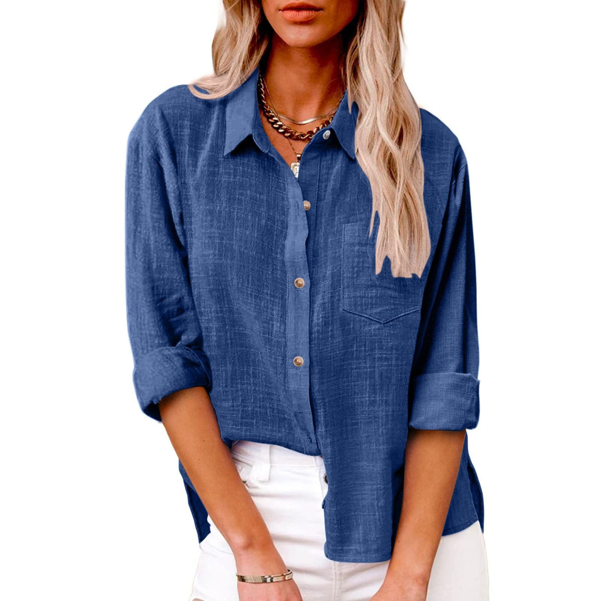Romane | Blusa de Algodón Elegante