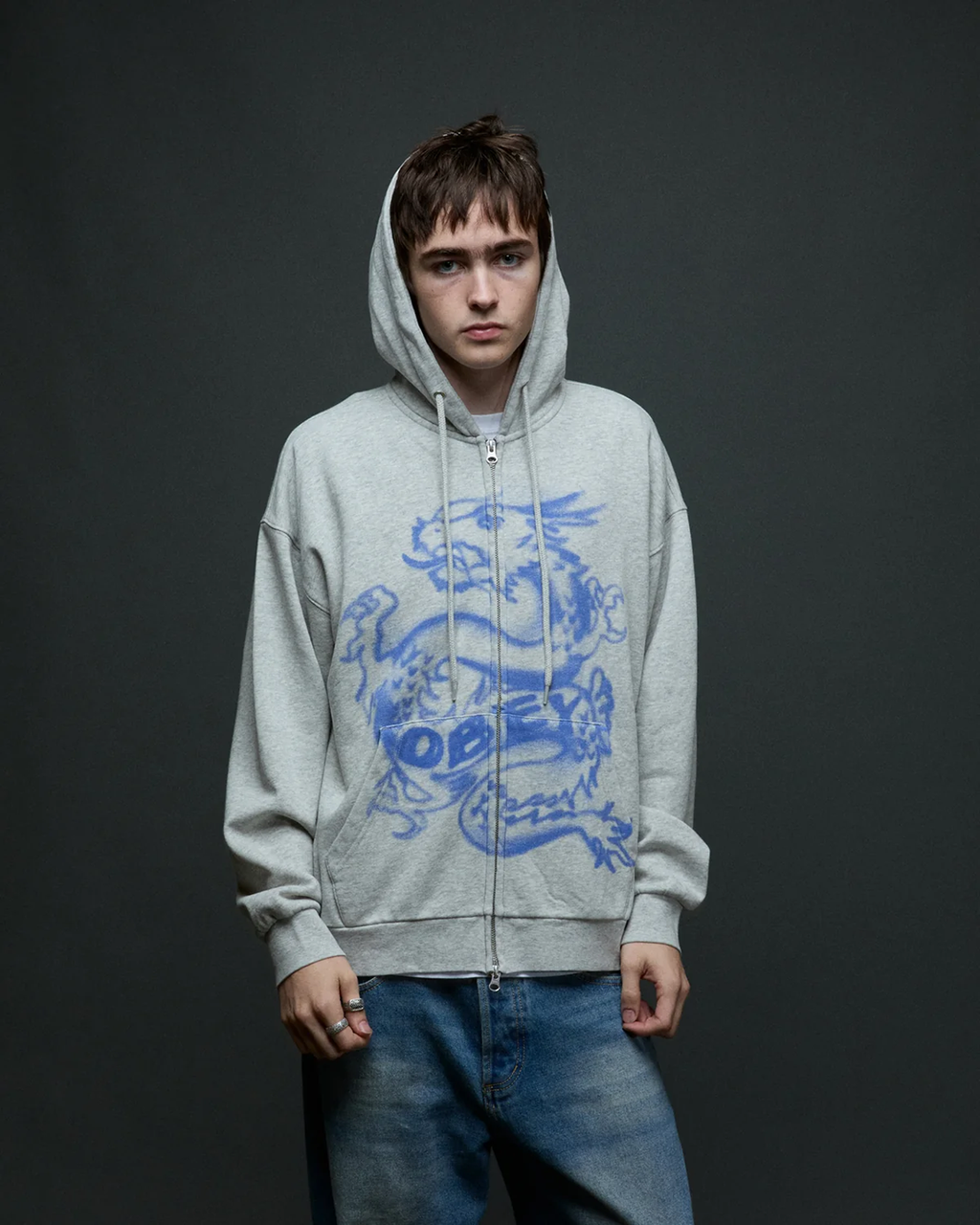 Sudadera Obey Draco Zip Hood