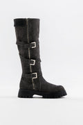 Anthracite Pilot Boots