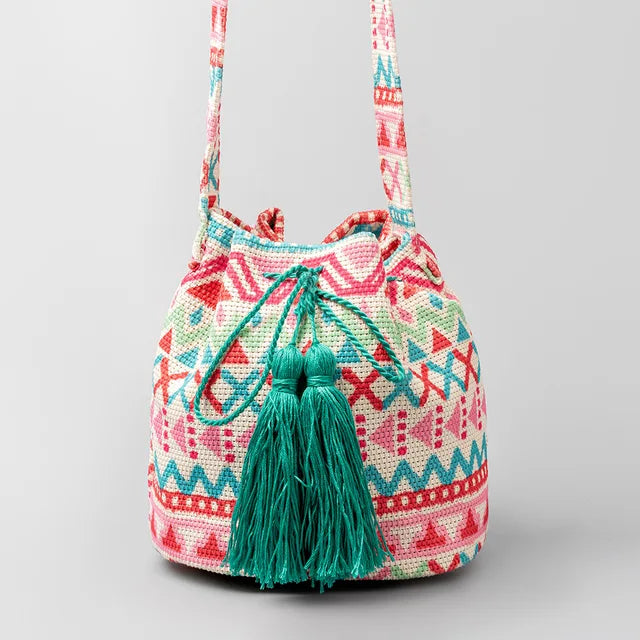 Bolso cubo de mosaico Mira
