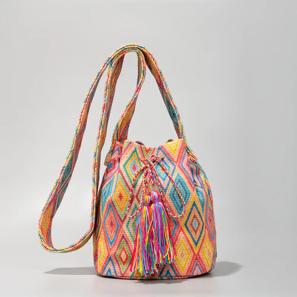 Bolso cubo de mosaico Mira